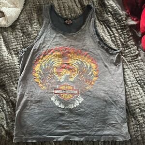 Vintage Harley Davidson tank